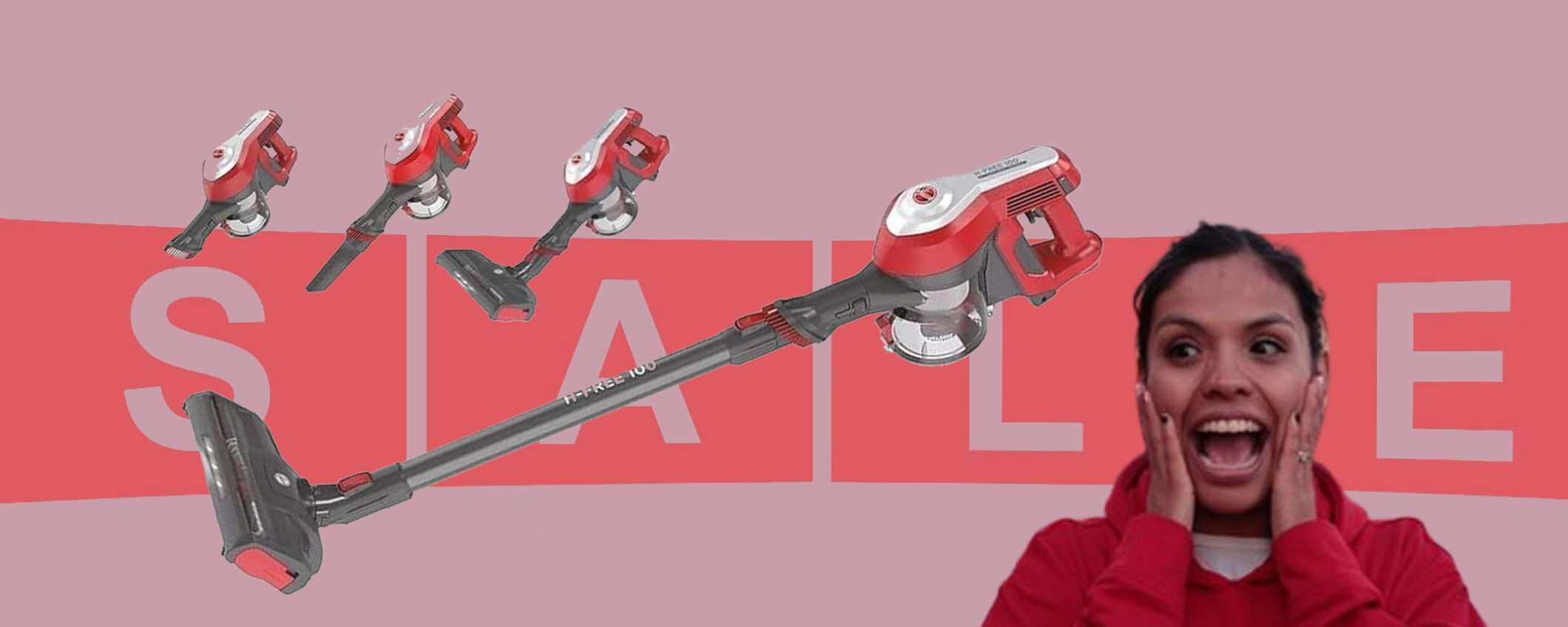 Scopa elettrica senza fili e senza sacco: sconto SHOCK su Amazon