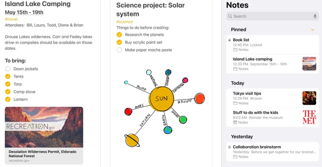 Come scansionare documenti con l'app Notes