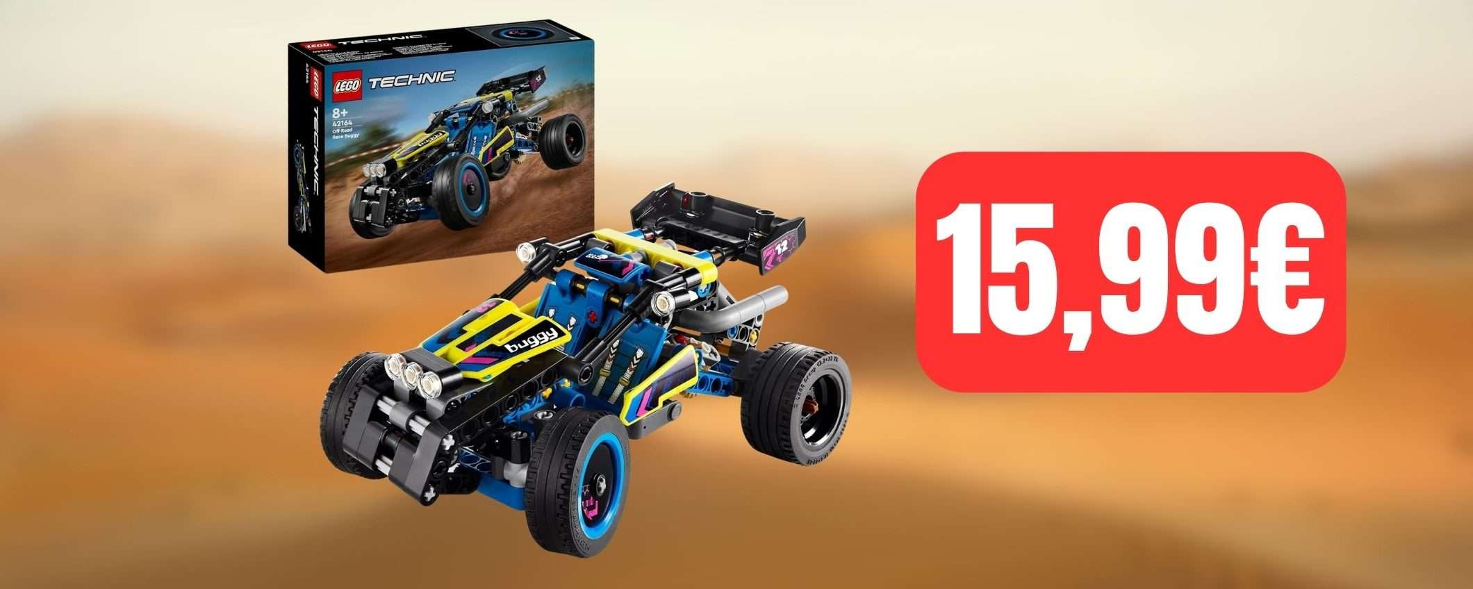 Solo 15,99€ per il set LEGO Buggy da Corsa: il più venduto su Amazon Solo 15,99€ per il set LEGO Buggy da Corsa: il più venduto su Amazon
