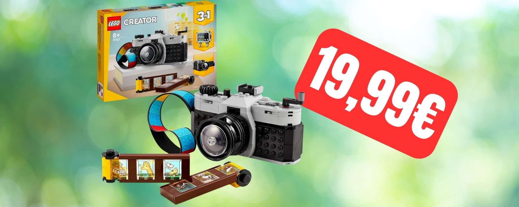 Solo 19,99€ per la fotocamera LEGO 3-in-1: super affare su Amazon Solo 19,99€ per la fotocamera LEGO 3-in-1: super affare su Amazon