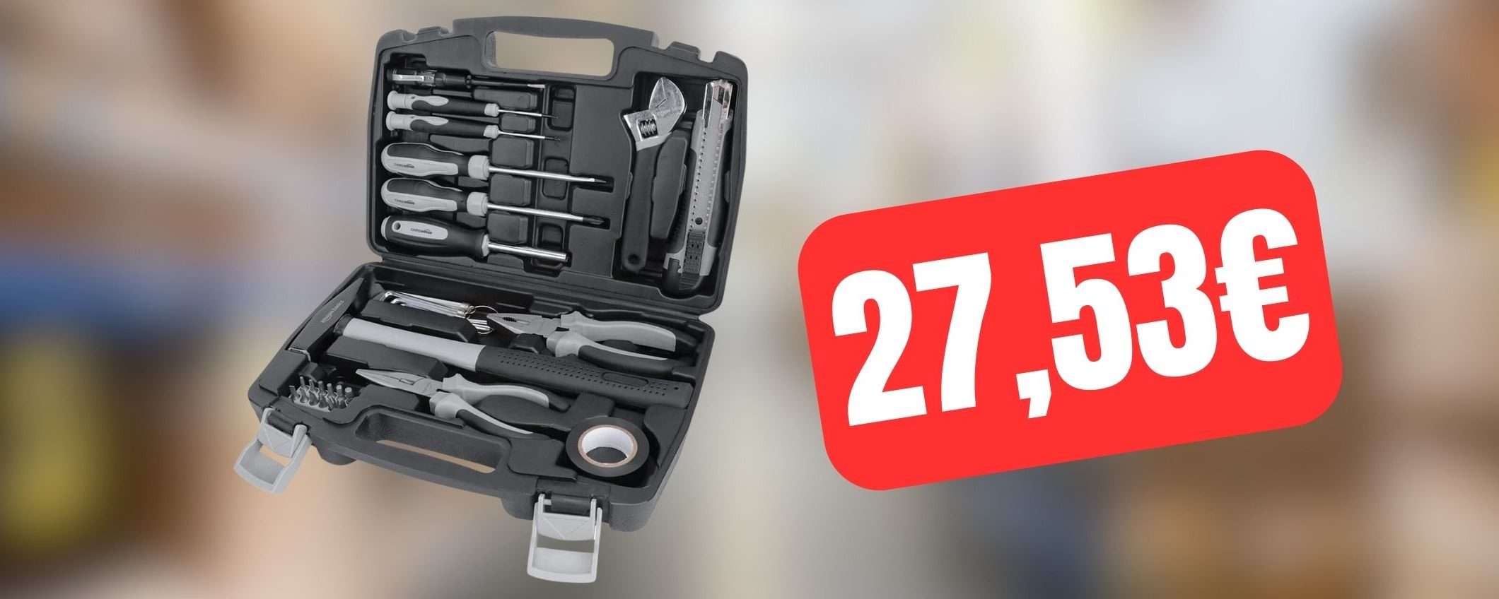 Set di utensili Amazon: 32 pezzi ad un SUPER PREZZO Set di utensili Amazon: 32 pezzi ad un SUPER PREZZO