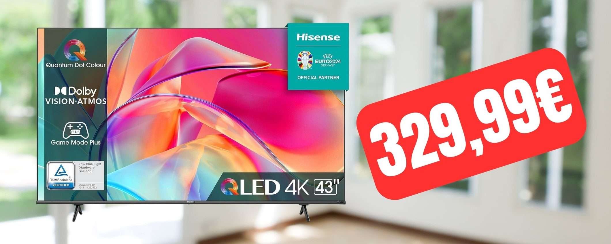 Smart TV Hisense QLED 4K 43 Smart TV Hisense QLED 4K 43
