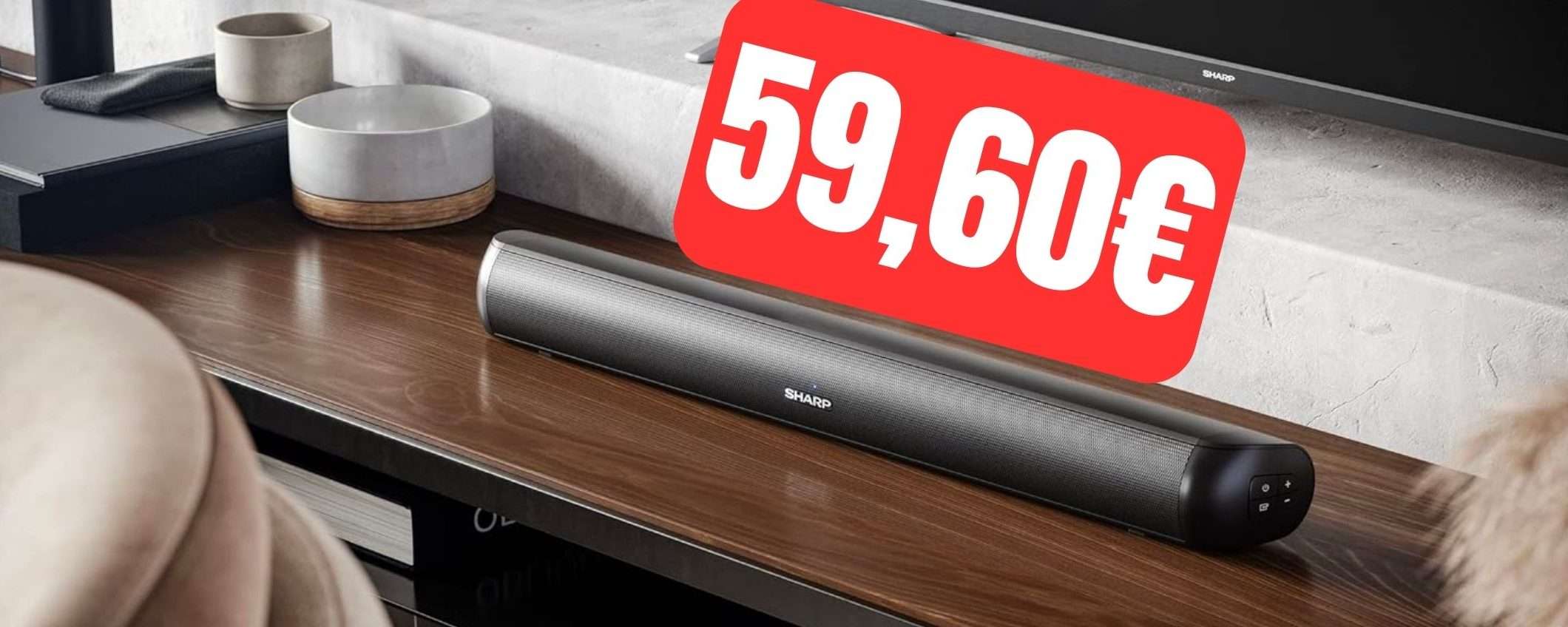 Soundbar Sharp: compatta, ma POTENTE e ad un super prezzo Soundbar Sharp: compatta, ma POTENTE e ad un super prezzo