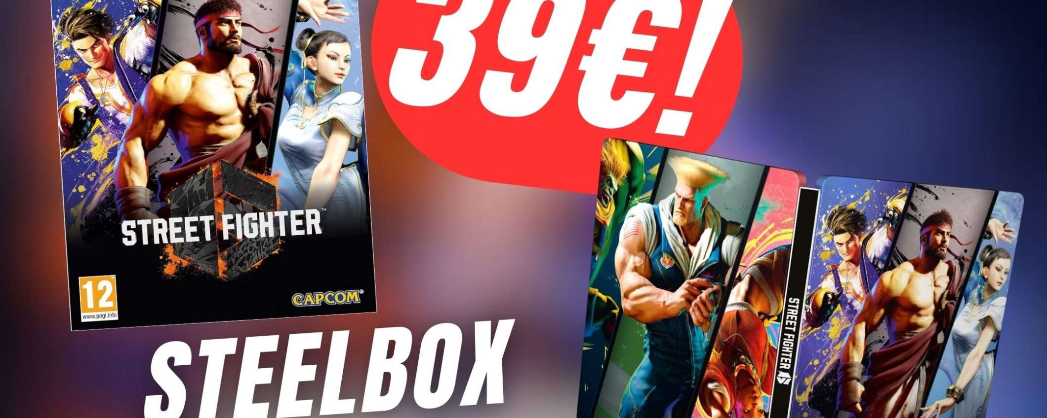 Street Fighter 6 (Steelbook Edition) costa solo 39€ con l'OFFERTA a TEMPO Street Fighter 6 (Steelbook Edition) costa solo 39€ con l'OFFERTA a TEMPO