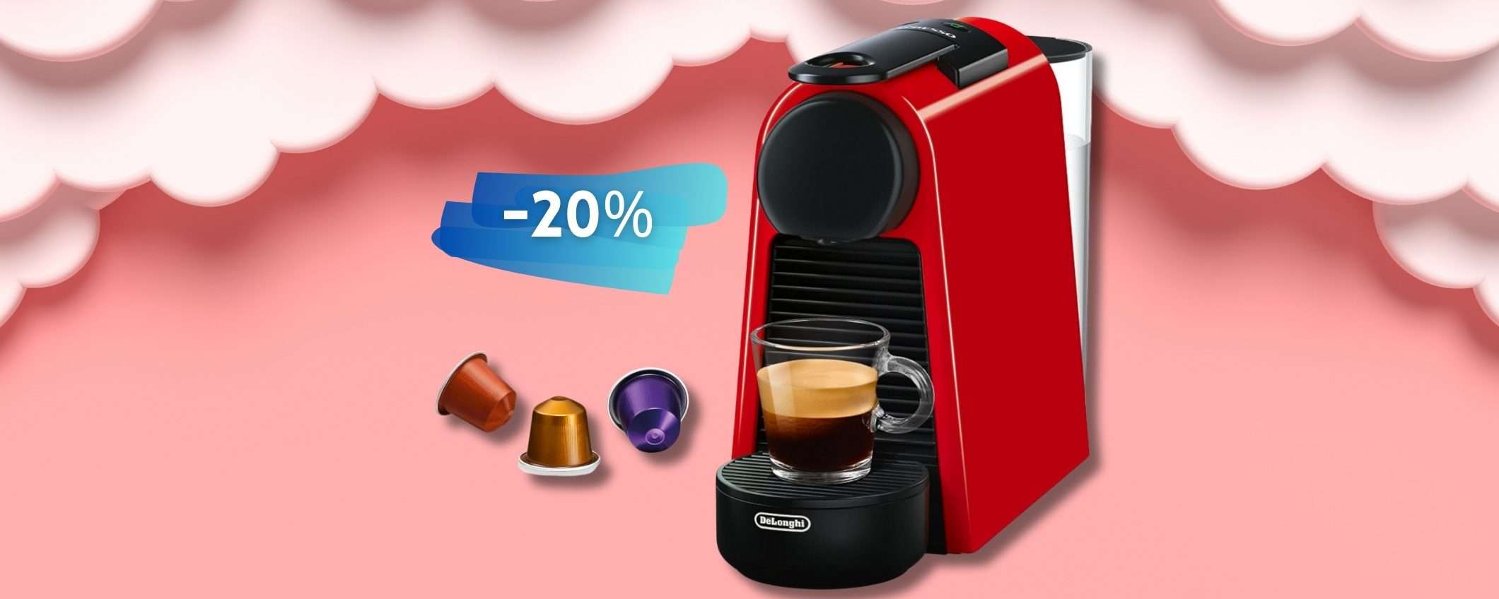 Nespresso Essenza Mini in SCONTO con 40€ di capsule in REGALO (Amazon) Nespresso Essenza Mini in SCONTO con 40€ di capsule in REGALO (Amazon)