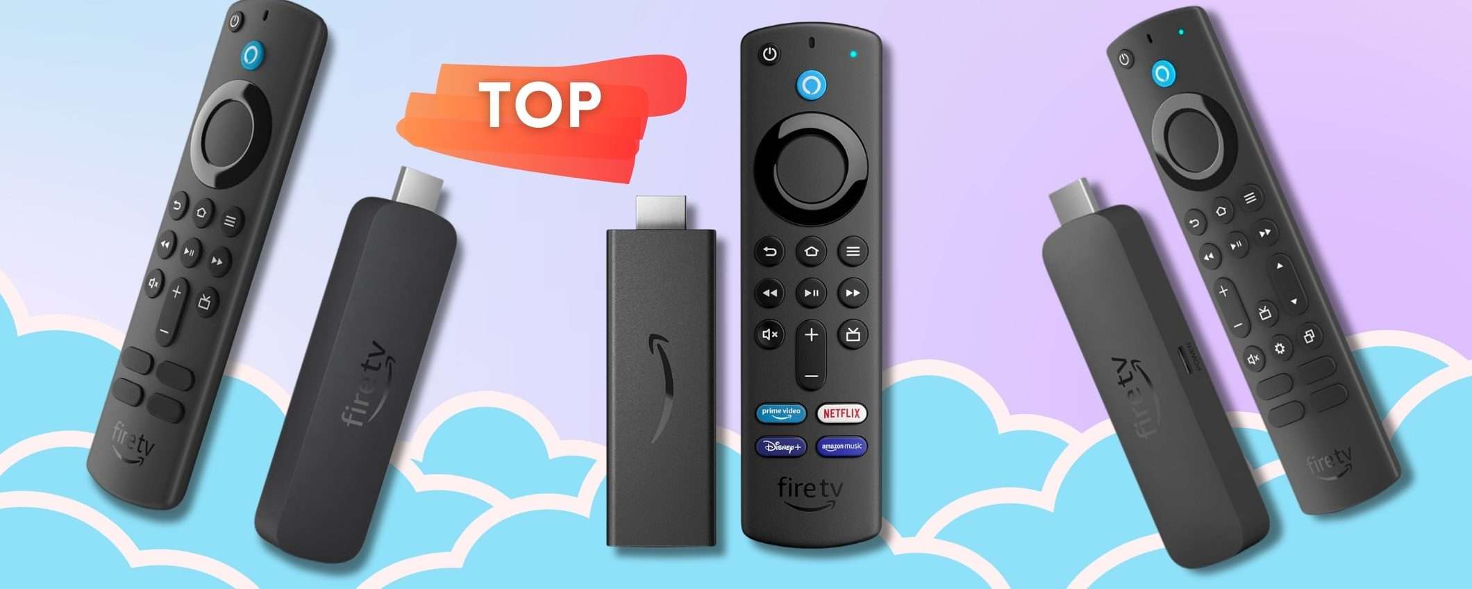 FIRE TV STICK per qualità 4K e modalità ambient: NUOVI modelli scontati FIRE TV STICK per qualità 4K e modalità ambient: NUOVI modelli scontati