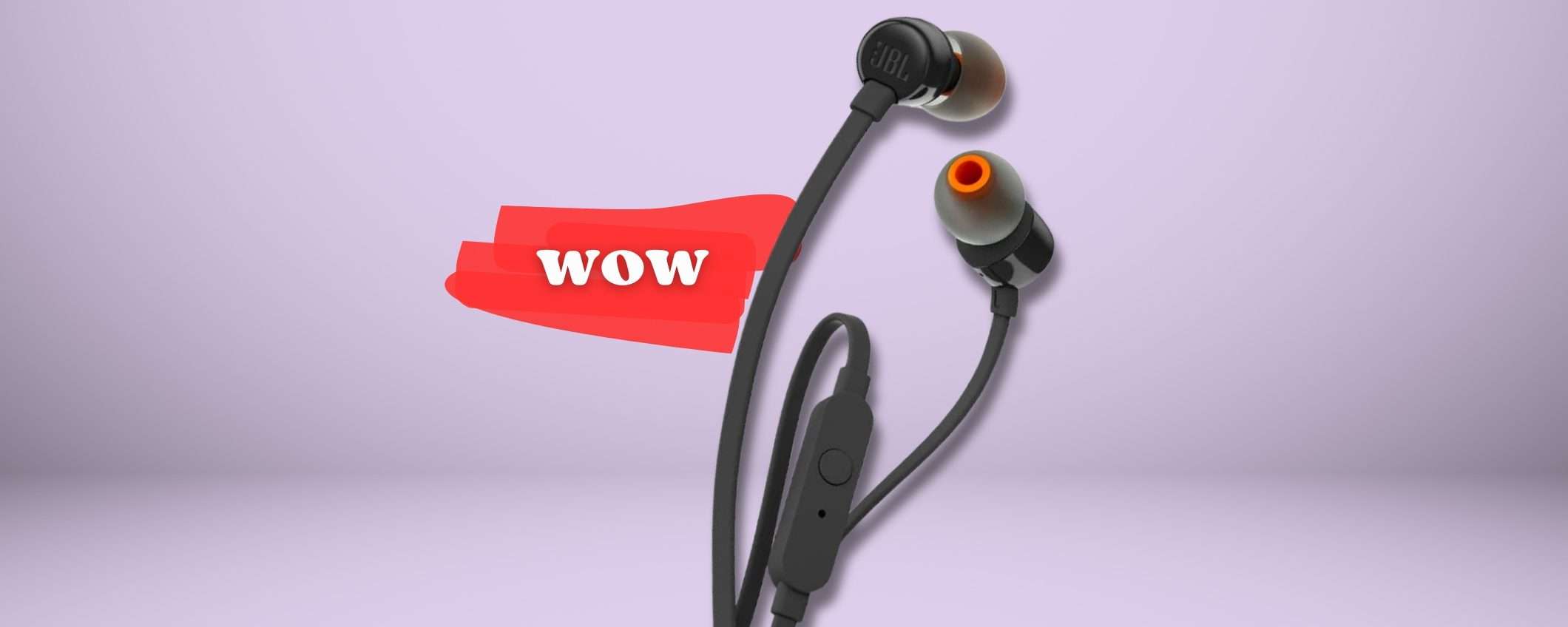 Cuffie con cavo? JBL T110 a meno di 10€ con sistema antigroviglio Cuffie con cavo? JBL T110 a meno di 10€ con sistema antigroviglio