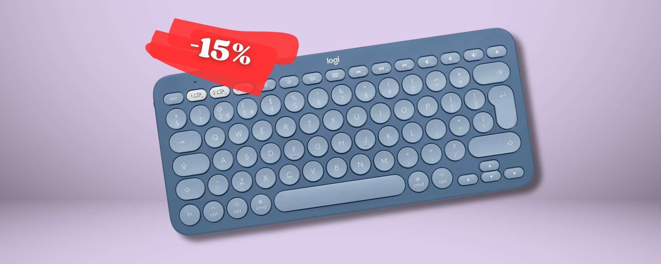 Logitech K380 colora la scrivania, tastiera layout MAC e TANTO altro Logitech K380 colora la scrivania, tastiera layout MAC e TANTO altro