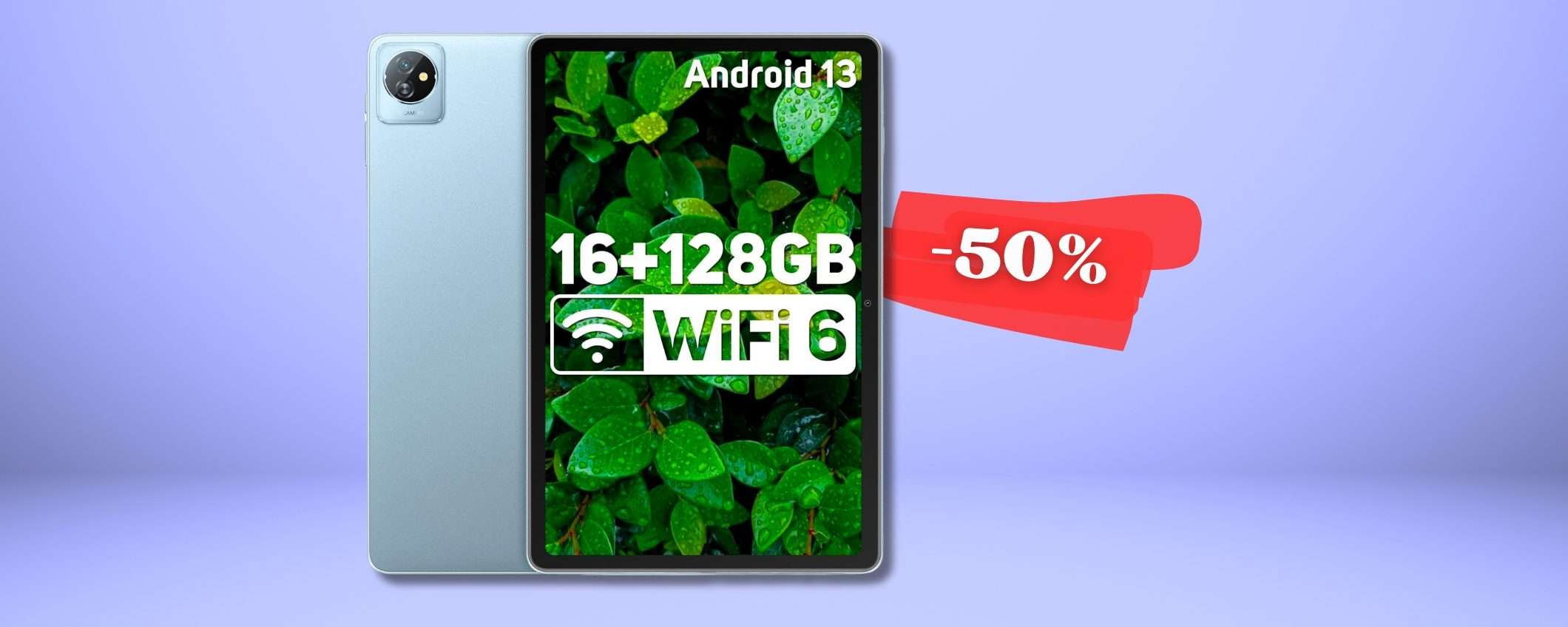 Tablet Android firmato Blackview: una stella con 128GB di memoria al 50% Tablet Android firmato Blackview: una stella con 128GB di memoria al 50%