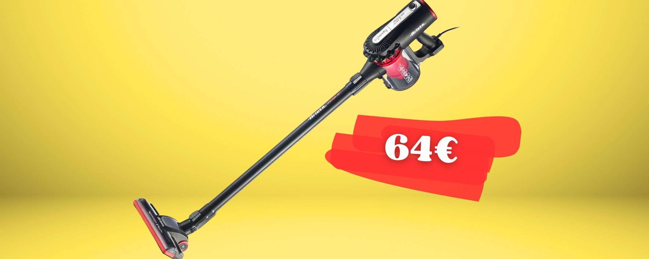 Aspirazione CICLONICA con Ariete e la sua aspirapolvere 2 in 1 a 64€ Aspirazione CICLONICA con Ariete e la sua aspirapolvere 2 in 1 a 64€