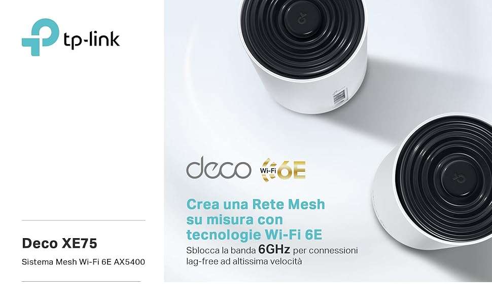 Sistema Mesh della TP-Link (3-pack) in offerta su Amazon: connessione potente in tutta la casa Sistema Mesh della TP-Link (3-pack) in offerta su Amazon: connessione potente in tutta la casa