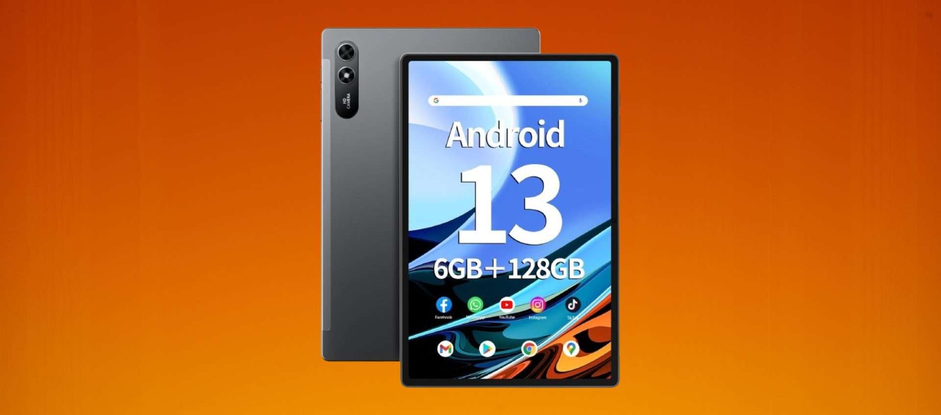Tablet Android 13, mega offerta su Amazon: tuo a soli 86€ Tablet Android 13, mega offerta su Amazon: tuo a soli 86€