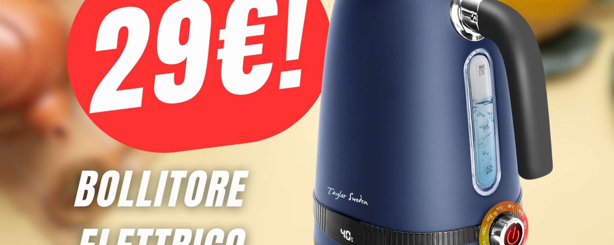Il Bollitore Elettrico perfetto CROLLA del 23% su Amazon Il Bollitore Elettrico perfetto CROLLA del 23% su Amazon