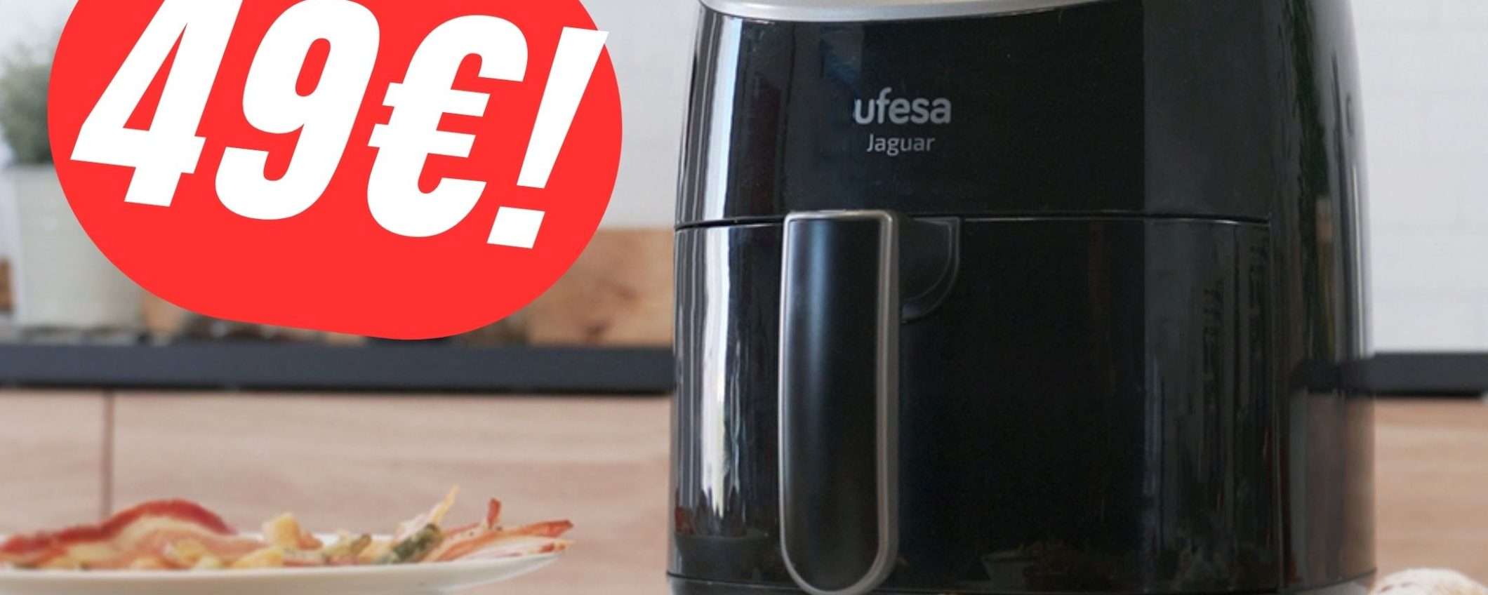 La Friggitrice ad Aria da 3,5L CROLLA a soli 49€! La Friggitrice ad Aria da 3,5L CROLLA a soli 49€!