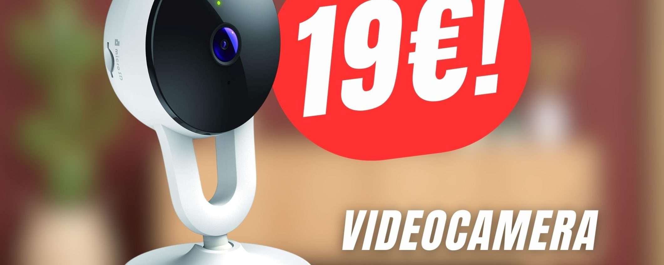 Questa Videocamera di Sorveglianza CROLLA a soli 19€! Questa Videocamera di Sorveglianza CROLLA a soli 19€!