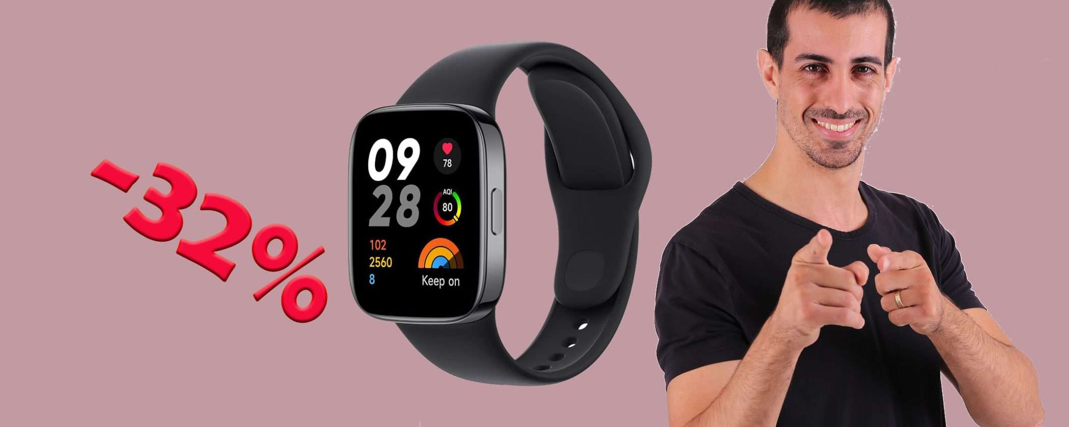 Xiaomi Redmi Watch 3 oggi in sconto WOW del 32% su Amazon Xiaomi Redmi Watch 3 oggi in sconto WOW del 32% su Amazon