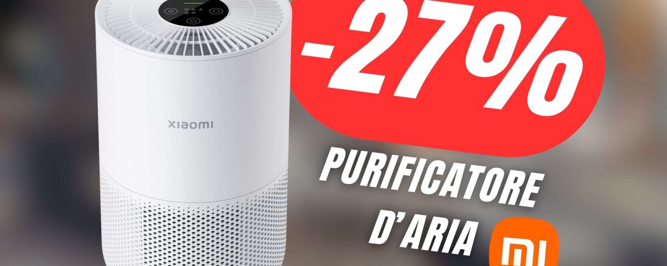 Addio aria contaminata con il Purificatore Xiaomi! (-27%)