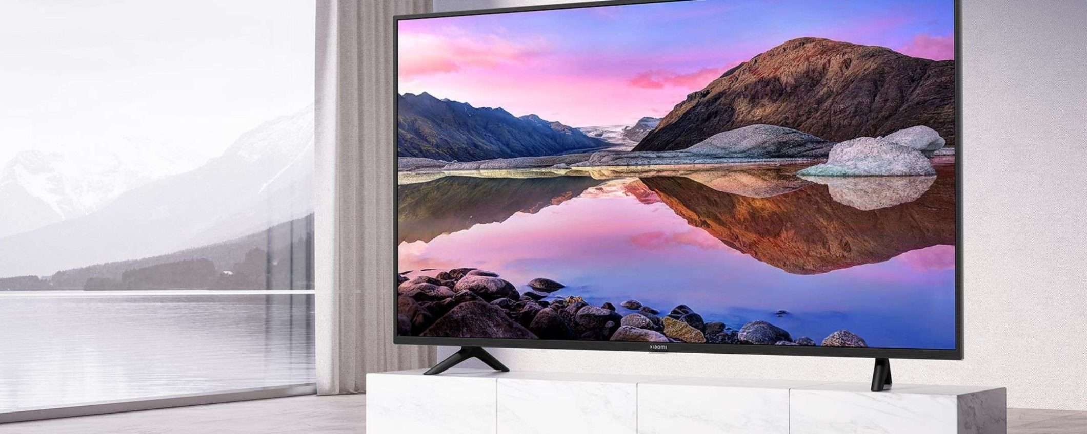Smart TV 4K di Xiaomi in offerta a 282€ su Amazon: è IMPERDIBILE (anche in 5 rate) Smart TV 4K di Xiaomi in offerta a 282€ su Amazon: è IMPERDIBILE (anche in 5 rate)
