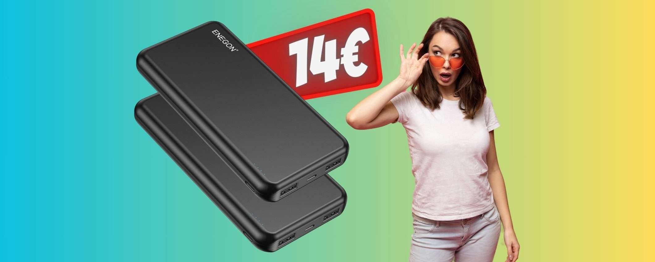 Acquista 2 Power bank potentissimi e Amazon 1 te lo REGALA (14€) Acquista 2 Power bank potentissimi e Amazon 1 te lo REGALA (14€)