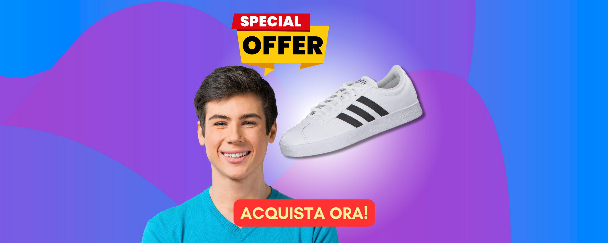 Sneakers adidas VL Court 2.0: sconto FOLLE del 40% Sneakers adidas VL Court 2.0: sconto FOLLE del 40%