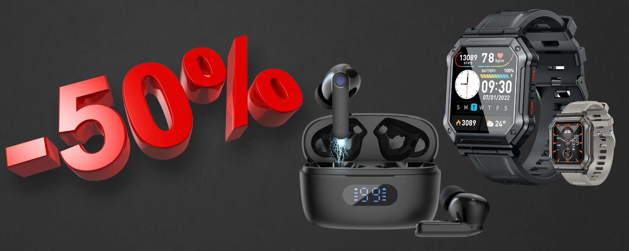 Amazon prodotti TECH fino a METÀ PREZZO: tutto da 7€ a 29€ Amazon prodotti TECH fino a METÀ PREZZO: tutto da 7€ a 29€