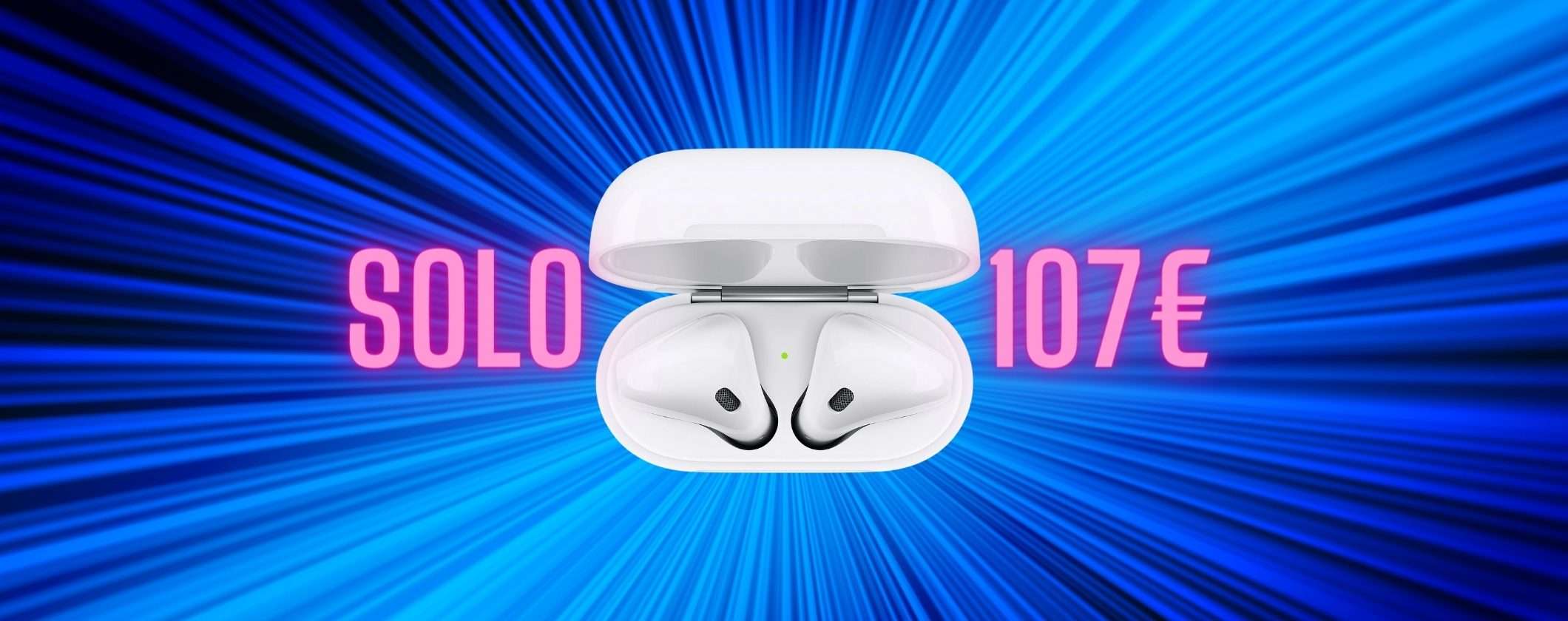 Apple AirPods 2 (2019) a soli 107€: FOLLIA MediaWorld