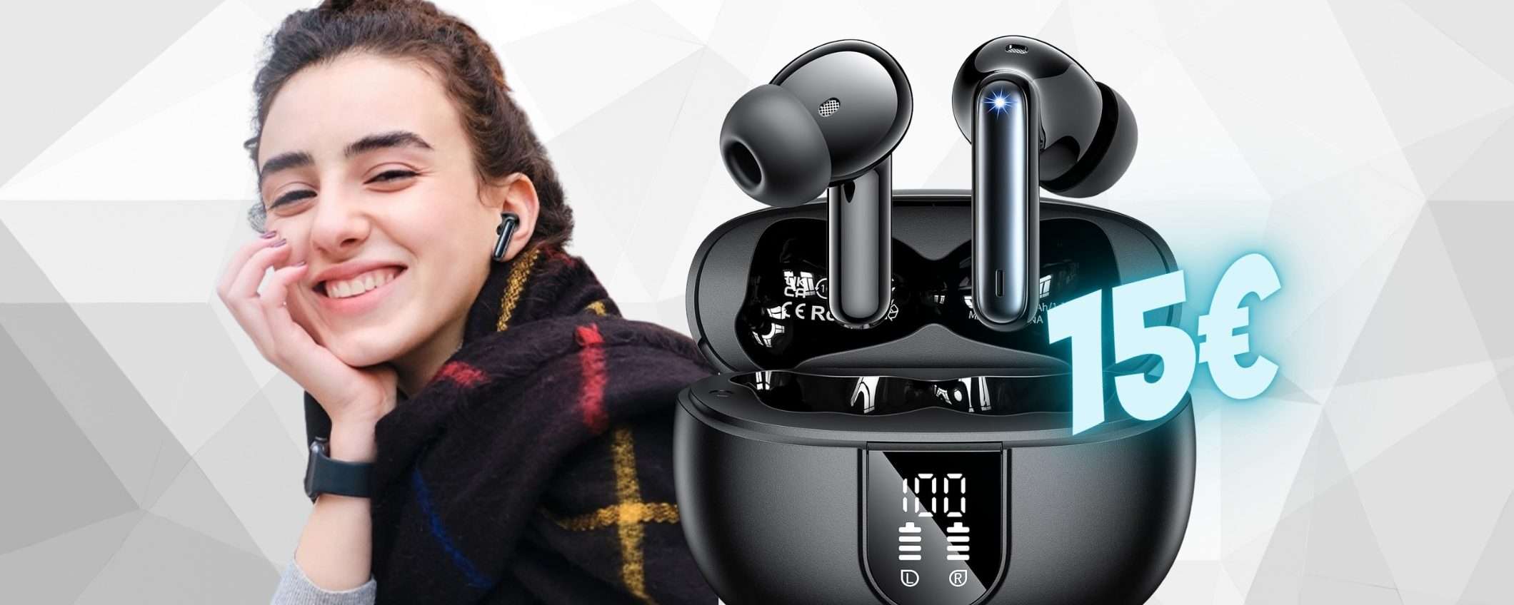 Auricolari Bluetooth SPETTACOLARI a soli 15€: OFFERTA FOLLE Auricolari Bluetooth SPETTACOLARI a soli 15€: OFFERTA FOLLE