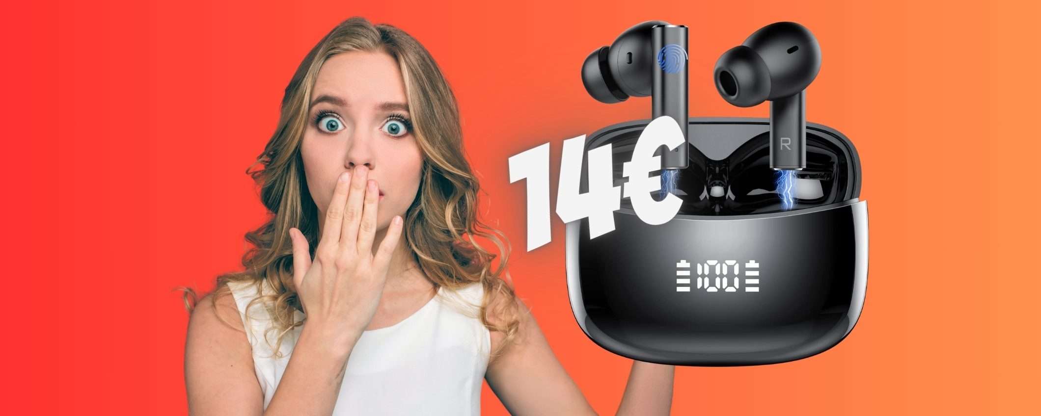 Auricolari wireless SPETTACOLARI oggi tuoi a una SCIOCCHEZZA (14€) Auricolari wireless SPETTACOLARI oggi tuoi a una SCIOCCHEZZA (14€)
