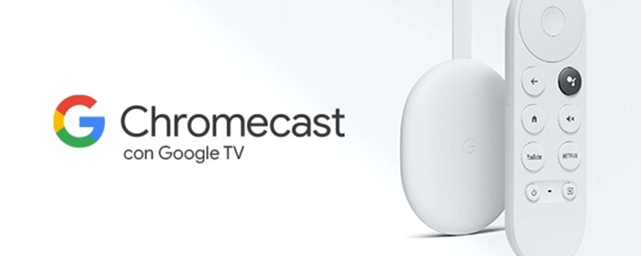 Google Chromecast 4K: rendete Smart la vostra vecchia TV con soli 59€ Google Chromecast 4K: rendete Smart la vostra vecchia TV con soli 59€