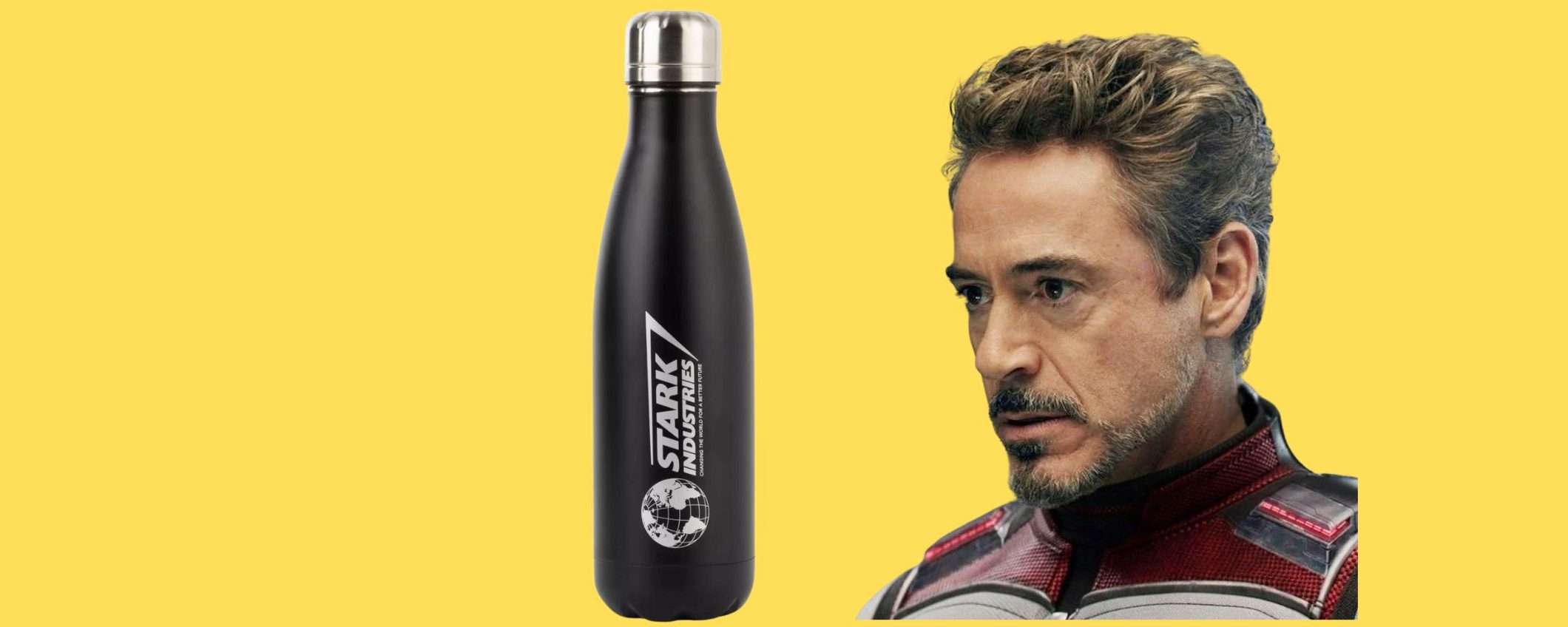 Offerta Imperdibile per i fan di Iron Man: Borraccia Stark Industries a meno di 10€