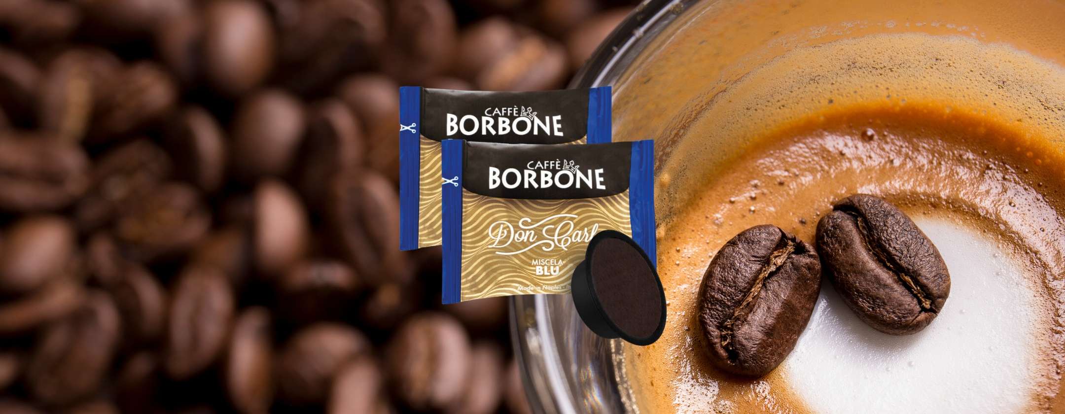 100 CAPSULE BORBONE DON CARLO MISCELA NERA COMPATIBILE LAVAZZA A MODO MIO NERO - Foto 12