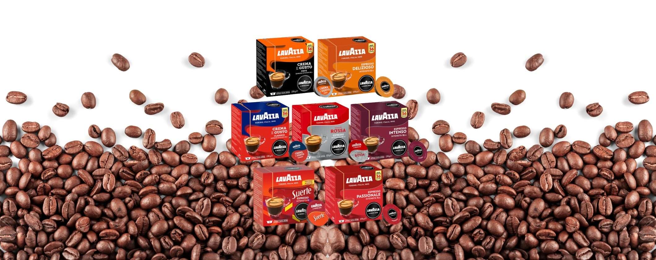 Capsule Caffè Lavazza A Modo Mio ORIGINALI a 0,21€ l'una Capsule Caffè Lavazza A Modo Mio ORIGINALI a 0,21€ l'una