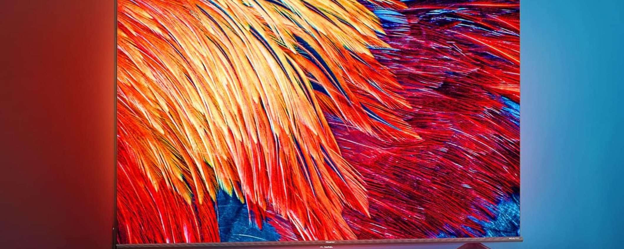 COLORI eccellenti e IMMAGINI spettacolari: la smart TV Hisense a -40% COLORI eccellenti e IMMAGINI spettacolari: la smart TV Hisense a -40%