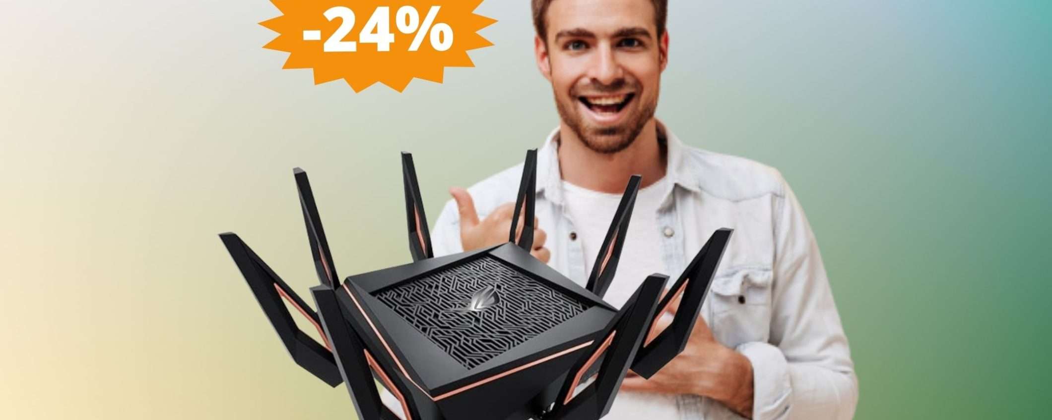 ASUS ROG Rapture: OCCASIONE unica su Amazon (-24%) ASUS ROG Rapture: OCCASIONE unica su Amazon (-24%)