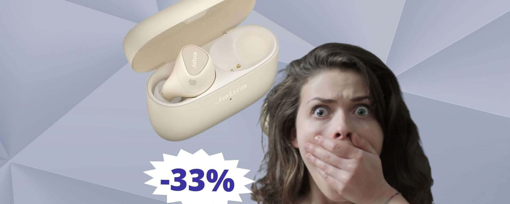 Auricolari Jabra Elite 5: sconto IRRESISTIBILE del 33% su Amazon Auricolari Jabra Elite 5: sconto IRRESISTIBILE del 33% su Amazon