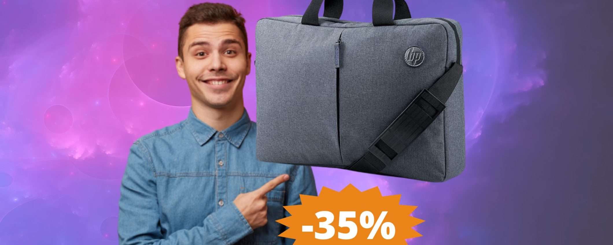 Borsa a tracolla HP Essential: stile e qualità in MEGA sconto del 35% Borsa a tracolla HP Essential: stile e qualità in MEGA sconto del 35%