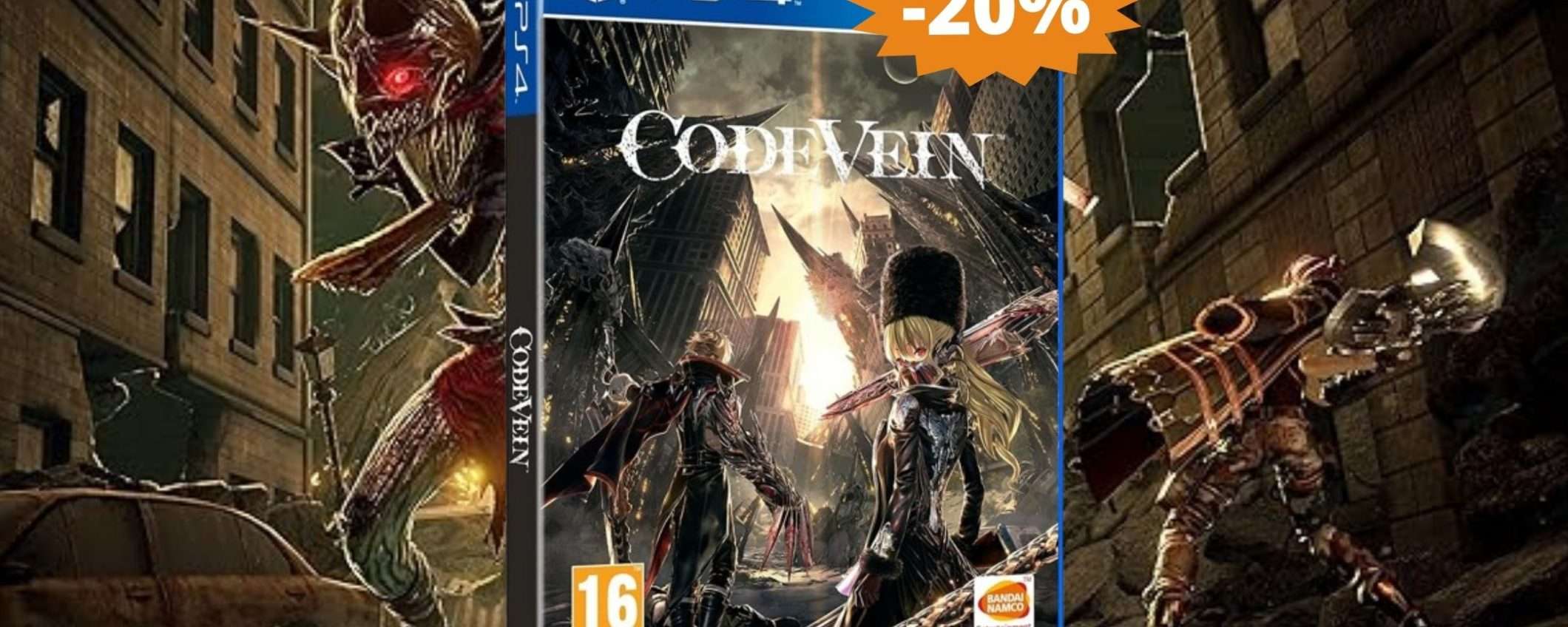 Code Vein per PS4: avventura EPICA in SUPER sconto del 20% Code Vein per PS4: avventura EPICA in SUPER sconto del 20%