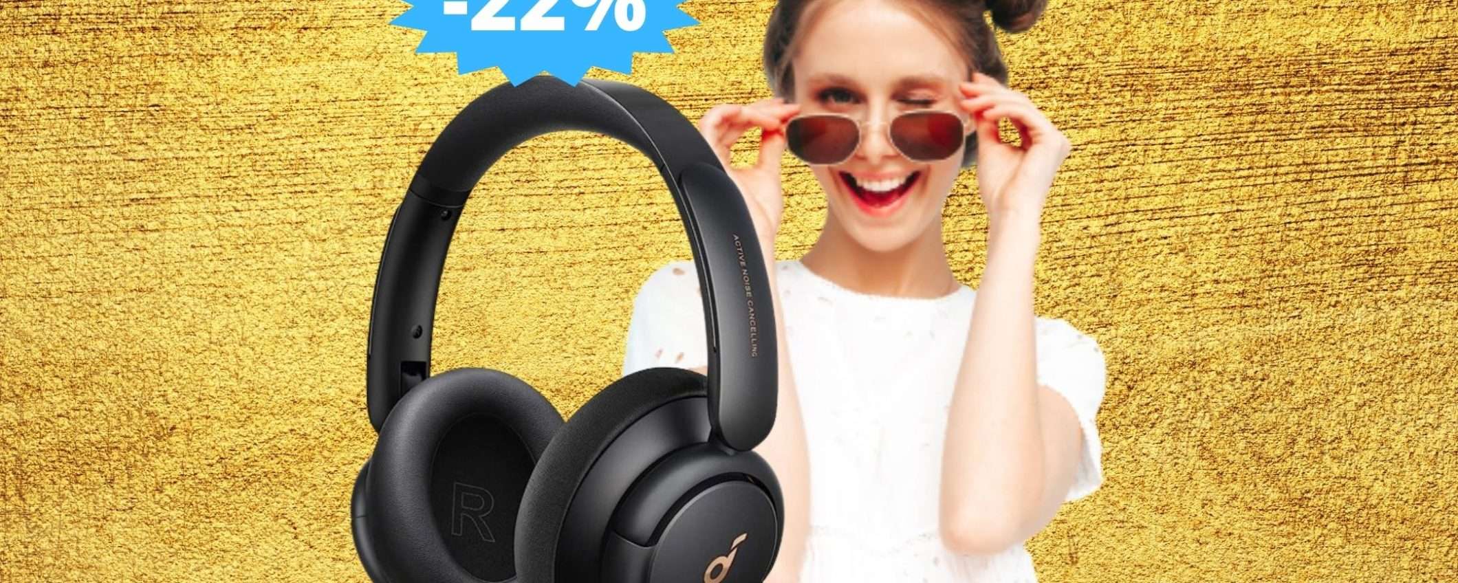 Cuffie Soundcore Q30: suono cristallino in SUPER sconto del 22% Cuffie Soundcore Q30: suono cristallino in SUPER sconto del 22%
