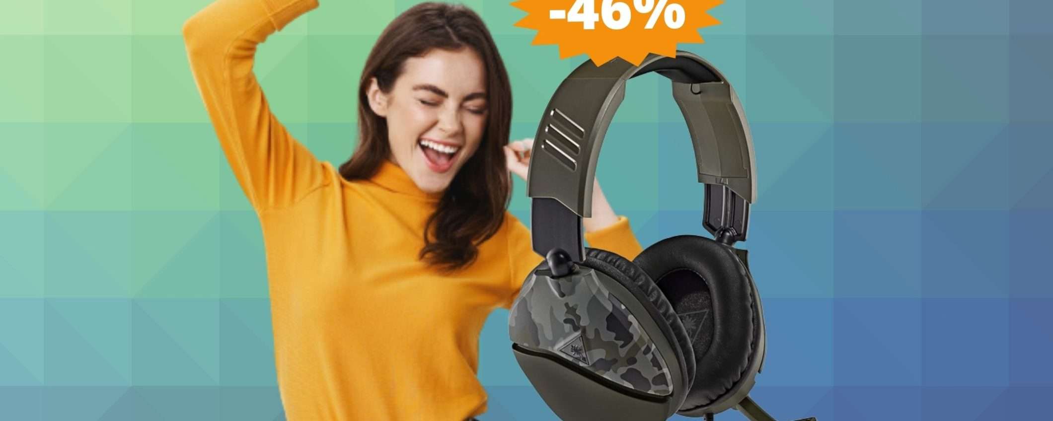 Cuffie Turtle Beach Recon 70: MEGA sconto del 46% Cuffie Turtle Beach Recon 70: MEGA sconto del 46%
