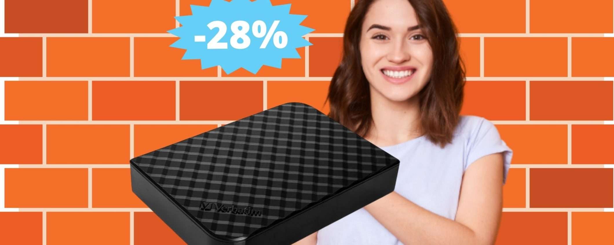 HDD Verbatim da 6GB: un AFFARE incredibile (-28%)