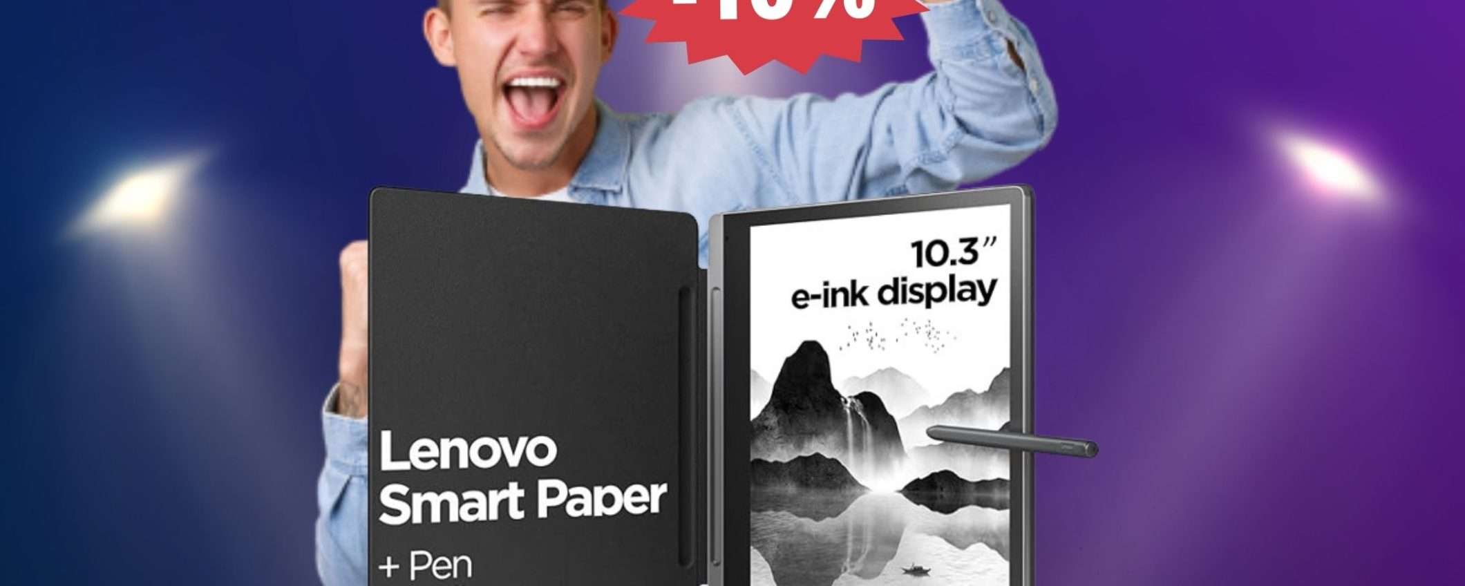 Lenovo Tab Smart Paper: SCONTO esclusivo su Amazon Lenovo Tab Smart Paper: SCONTO esclusivo su Amazon