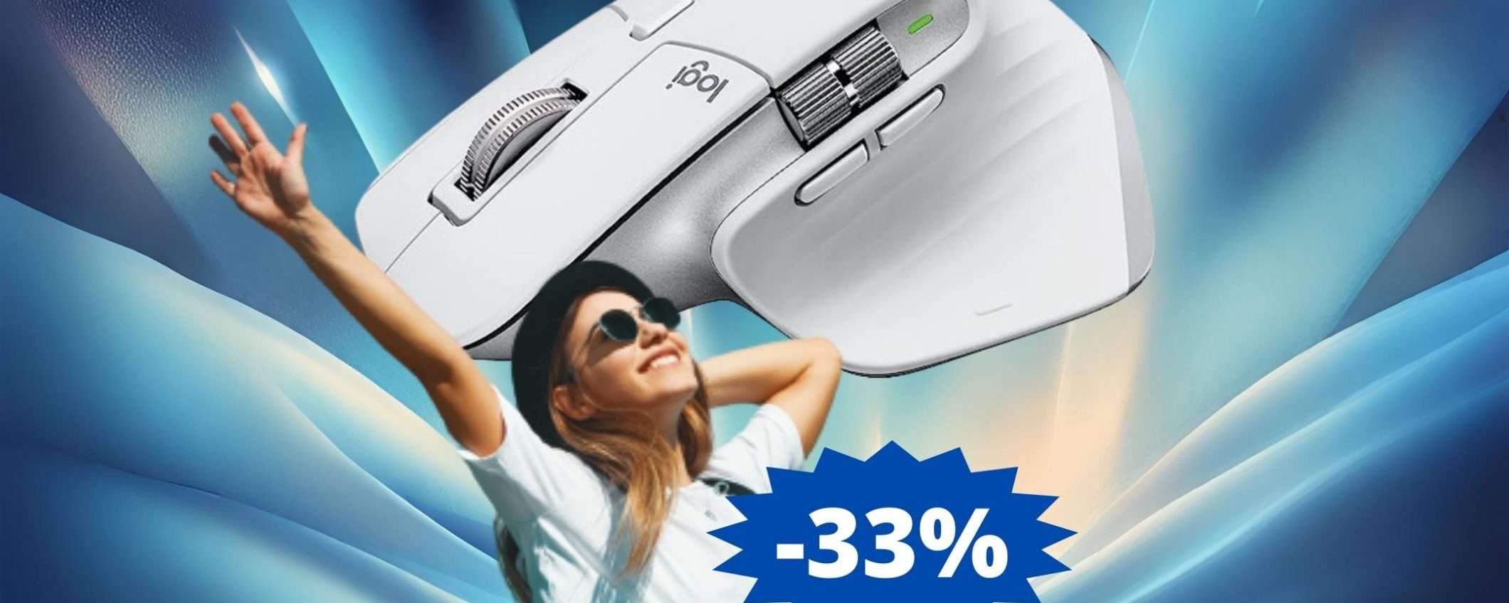 Logitech MX Master 3S: ALTA qualità in MEGA sconto del 33% Logitech MX Master 3S: ALTA qualità in MEGA sconto del 33%