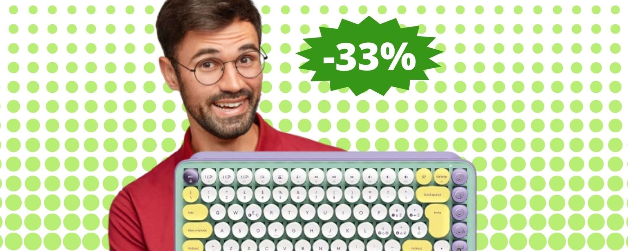 Logitech POP Keys: IMPERDIBILE con questo sconto del 33% Logitech POP Keys: IMPERDIBILE con questo sconto del 33%