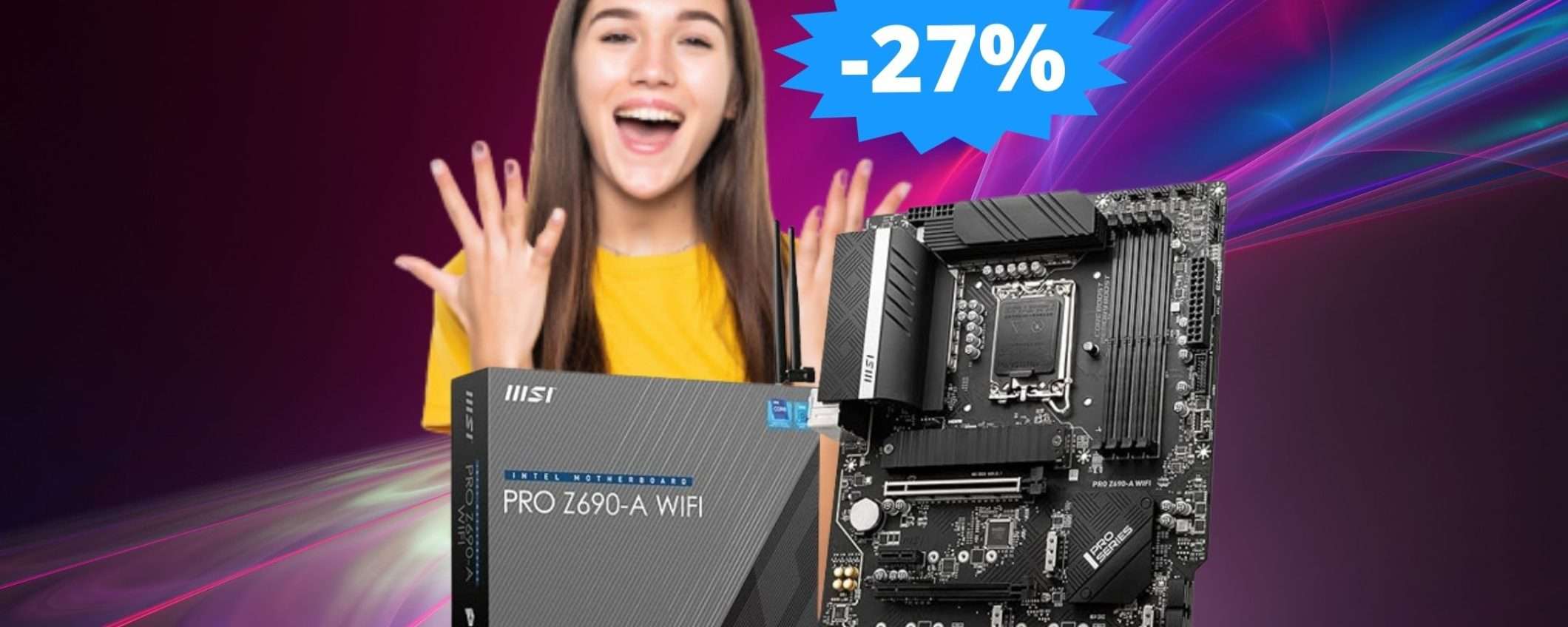 Scheda madre MSI PRO Z690-A: MEGA sconto del 27% su Amazon Scheda madre MSI PRO Z690-A: MEGA sconto del 27% su Amazon