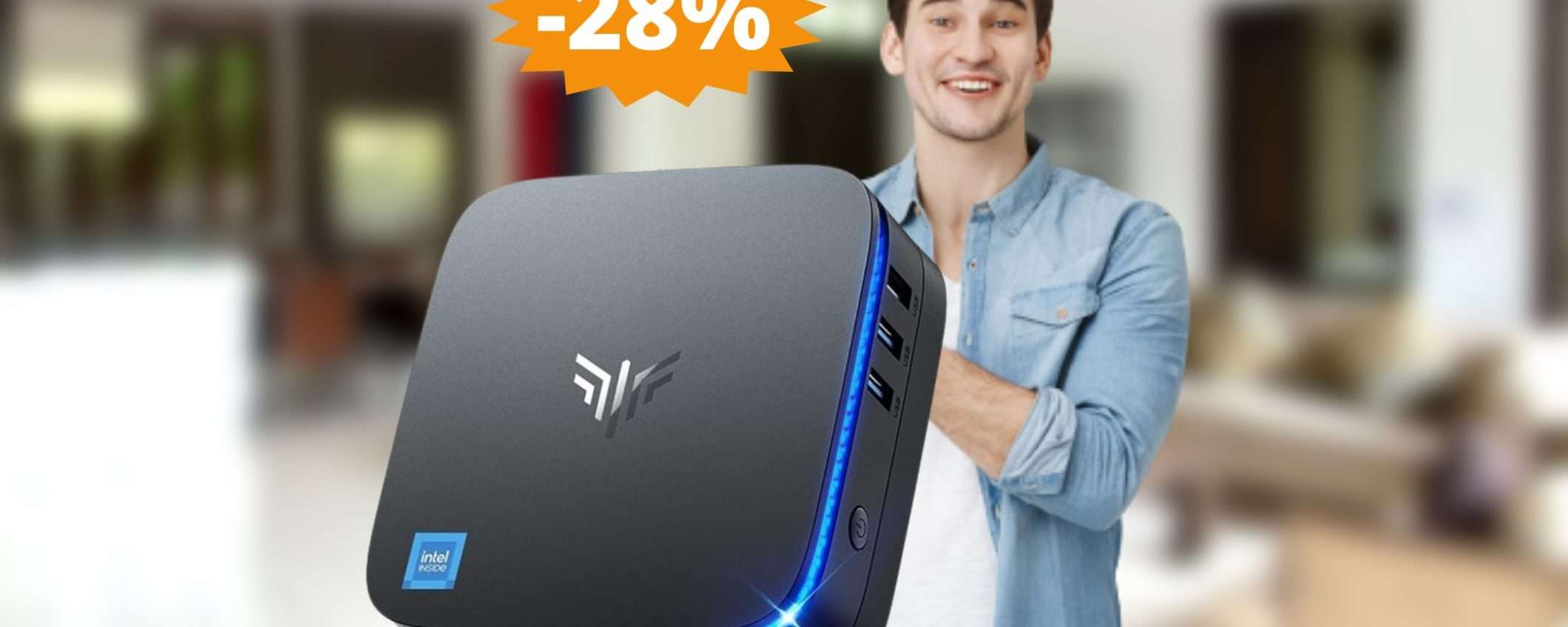 Mini PC NiPoGi AK1 Plus: sconto ESCLUSIVO su Amazon (-28%) Mini PC NiPoGi AK1 Plus: sconto ESCLUSIVO su Amazon (-28%)