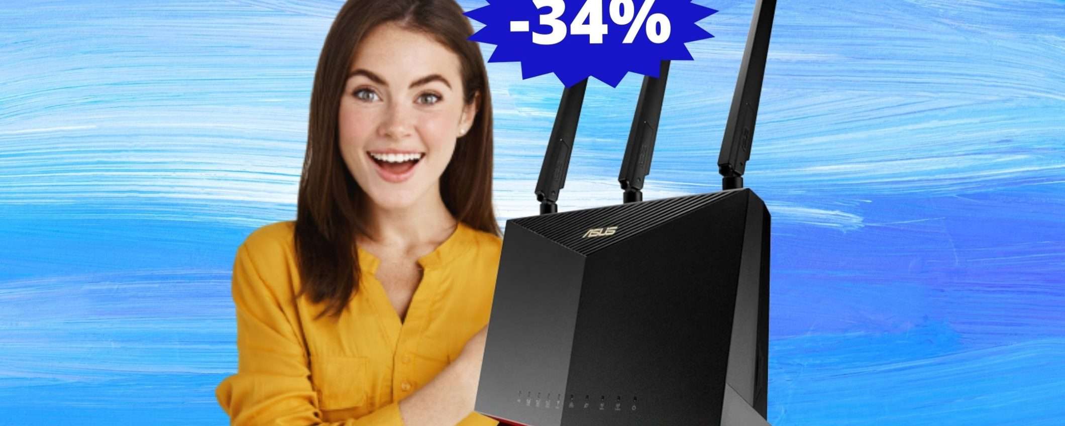 Modem ASUS: connettività AVANZATA in MEGA sconto del 34% Modem ASUS: connettività AVANZATA in MEGA sconto del 34%
