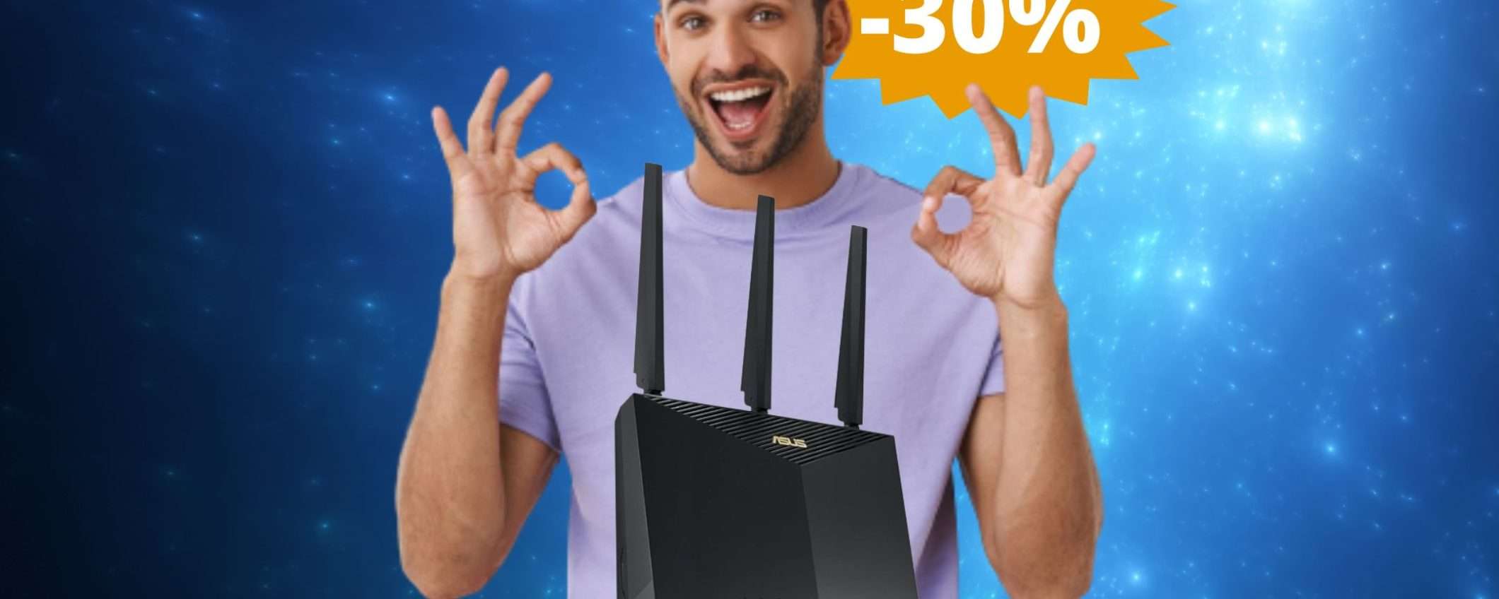 Router ASUS Pro AX5700: MEGA sconto del 30% su Amazon