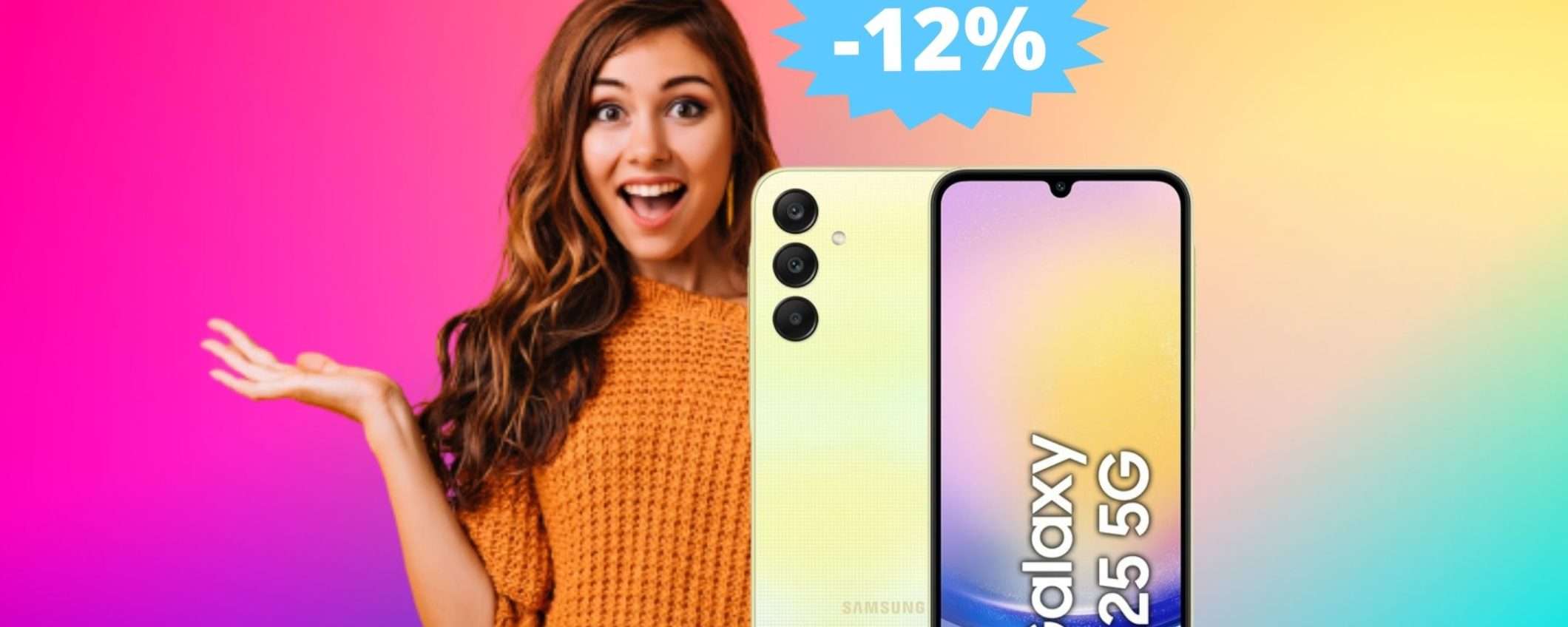 Samsung Galaxy A25: OCCASIONE imperdibile a questo prezzo Samsung Galaxy A25: OCCASIONE imperdibile a questo prezzo