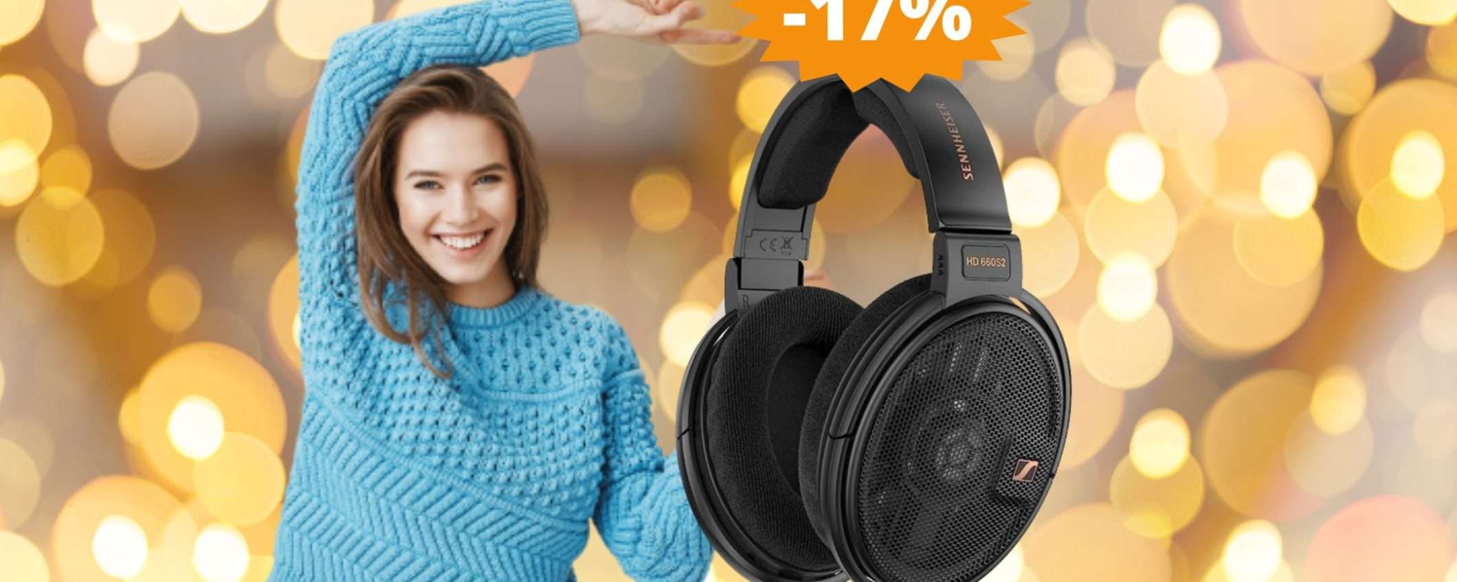 Sennheiser HD 660S2: qualità PREMIUM in SCONTO del 17% Sennheiser HD 660S2: qualità PREMIUM in SCONTO del 17%