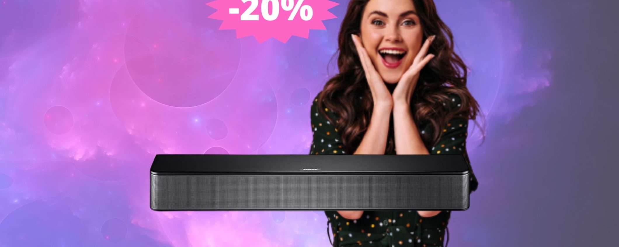 Soundbar Bose Solo Serie II: un AFFARE da non perdere (-20%) Soundbar Bose Solo Serie II: un AFFARE da non perdere (-20%)